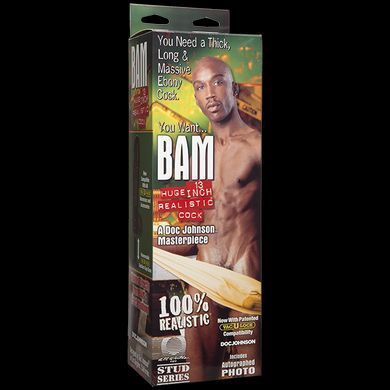 Фалоімітатор Doc Johnson BAM - Huge 13 Inch Realistic Cock SO2819 фото