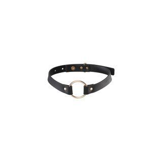 Чокер з екошкіри Bijoux Indiscrets Maze &ndash; Single Choker Black SO5913 фото