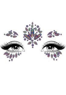 Стрази-прикраси для обличчя Leg Avenue Verity face jewels sticker, наліпки SO9180 фото