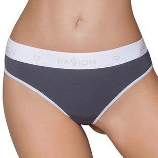Спортивні трусики-стрінги Passion PS007 PANTIES dark grey, L SO4247 фото