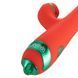 Вібратор-кролик з флогером LOCKINK SEVANDA Whip Vibrating Massage Wand - Red & Green SX0903 фото 2