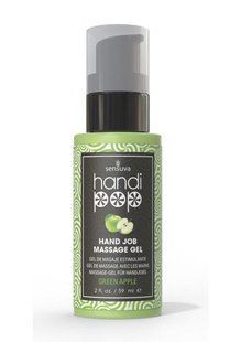 Смачний гель для вишуканих мануальних та оральних пестощів Sensuva &mdash; Handipop Green Apple (59 мл) SO9824 фото