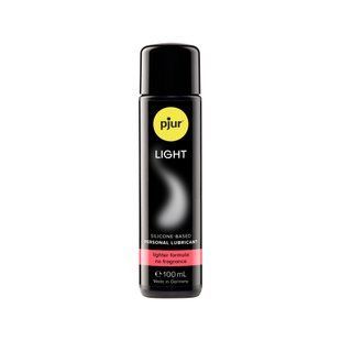 Силіконова змазка pjur Light 100 мл найбільш рідка, 2в1 для сексу та масажу PJ10210 фото