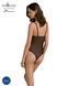 Боді Passion KERRIA BODY black, S/M, з високими вирізами та верхом балконет SX0486 фото 2