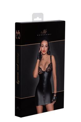 Сукня з мокрим ефектом Noir Handmade F254 Powerwetlook mini-dress, XXL SX0169 фото