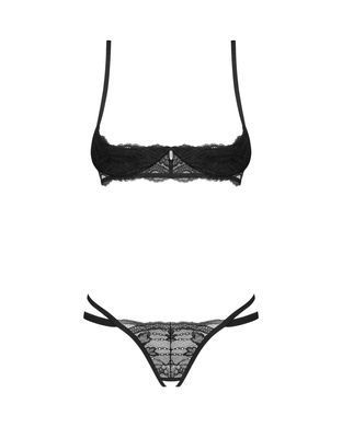 Комплект Obsessive Nutris 2-pcs crotchless set XS/S SX1169 фото