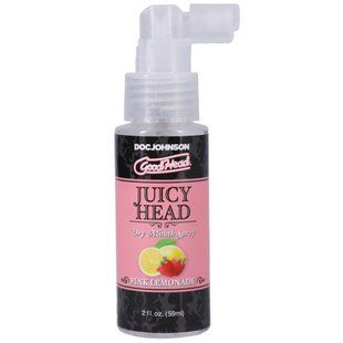 Зволожувальний спрей оральний Doc Johnson GoodHead &ndash; Juicy Head Dry Mouth Spray &ndash; Pink Lemonade 59мл SO6065 фото