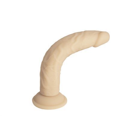 Фалоімітатор Naked Addiction &mdash; 9&Prime; Silicone Dual Density Bendable Dildo Vanilla, віброкуля в подаруно SO8906 фото