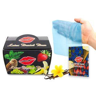 Набір латексних серветок Latex Dental Dams Vanilla 100 шт SX1267 фото