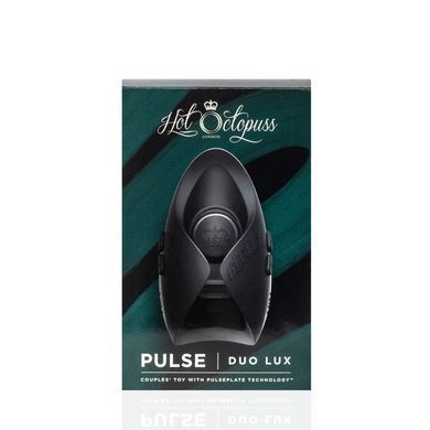 Іграшка для пар Hot Octopuss PULSE DUO LUX, пульсація+вібрація, використання без рук, 2 пульти SO8730 фото