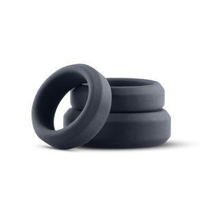 Набір ерекційних кілець Boners 3 Ring kit (flat rings), 3; 3,5 та 4 см SO8845 фото