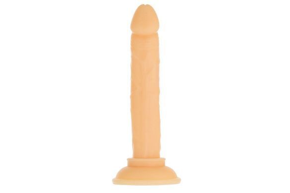 Фалоімітатор ADDICTION Tino 5.25&Prime; Silicone Dildo, присоска, діаметр 1,9 см, віброкуля в подарунок SO7754 фото