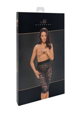 Спідниця Noir Handmade F302 Ambivalence, L, black, мереживо, довжина за коліна, шнурівка ззаду SX0251 фото