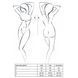 Боді Passion MELANIA BODY L/XL, black EL16301 фото 5