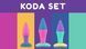 Набір анальних пробок PMV20 Koda &ndash; Butt Plug Set, діаметр 2,9 см, 3,9 см, 5 см SO8897 фото 6
