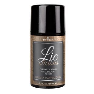 Гель для мінету Sensuva Lic-o-licious Cappuccino (50 мл), оліїстий, без цукру SO3530 фото