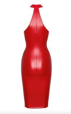 Сукня Noir Handmade F354 Red powerwetlook dress - XXL SX2108 фото