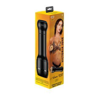 Мастурбатор-ротик Kiiroo FeelVictoria Mouth зі всмоктувальною інтерактивною насадкою PowerBlow Combo SO9360 фото