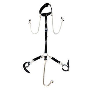 Бондажний набір з металевим анальним гаком Art of Sex Beatrice Bondage set with anal hook №&thinsp;2 SO8507 фото