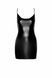 Сукня Noir Handmade F307 Mirage, L, black, міні, під латекс, відкрита спина, декор зі стразів SX0281 фото 4