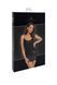 Сукня Noir Handmade F307 Mirage, L, black, міні, під латекс, відкрита спина, декор зі стразів SX0281 фото 7