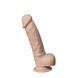 Фалоімітатор SilexD Johnny Real Skin Flesh (7in MODEL 1), суперсофт-силікон+Silexpan, діаметр 3,8см SX1286 фото 1