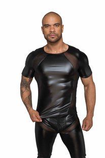 Футболка з мокрим ефектом Noir Handmade H056 Men's T-shirt made of powerwetlook, M SX0086 фото