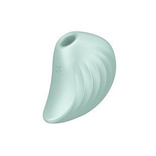Вакуумний кліторальний стимулятор із вібрацією Satisfyer Pearl Diver Mint SO6077 фото