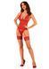 Прозорий корсет Obsessive Lacelove corset M/L Red, мереживо, підв&rsquo;язки для панчіх SO8650 фото 1
