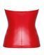 Корсет Noir Handmade F355 Red powerwetlook corset - XXL SX2027 фото 5