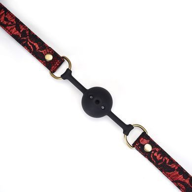 Повітропроникний кляп Liebe Seele Victorian Garden Ball Gag SO9470 фото