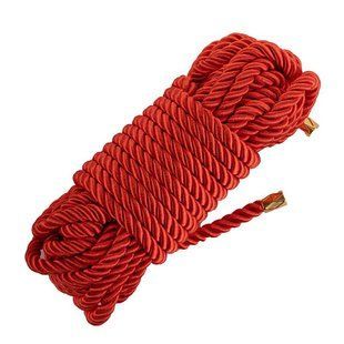 Мотузка для шибарі LOCKINK SEVANDA Shibari Pratice Rope Red, 8 метрів SX0879 фото