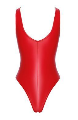 Боді Noir Handmade F352 Red powerwetlook body - M SX1976 фото