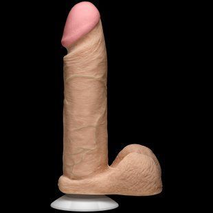 Фалоімітатор Doc Johnson The Realistic Cock 8 inch White - ULTRASKYN, Vack-U-Lock, діаметр 5,1 см SO1551 фото