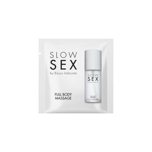 Пробник силіконового гелю для масажу всього тіла Bijoux Indiscrets Slow Sex Full body massage SO5949 фото