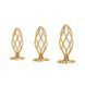 Анальна пробка LOCKINK SEVANDA Hollow Spiral Golden Metal Anal Plug - S size SX0882 фото 10