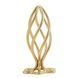 Анальна пробка LOCKINK SEVANDA Hollow Spiral Golden Metal Anal Plug - S size SX0882 фото 1