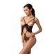 Боді монокіні з відкритими грудьми Passion JUSTINA BODY L/XL, black EL15401 фото 1