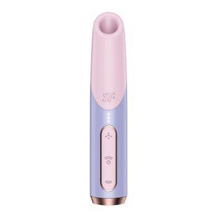 Вакуумний стимулятор Satisfyer Bold Kiss Violet, магнітна технологія 3D Air Pulse, 30 режимів роботи SX2165 фото