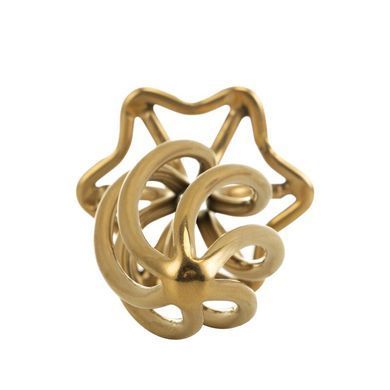 Анальна пробка LOCKINK SEVANDA Hollow Spiral Golden Metal Anal Plug - L size SX0884 фото