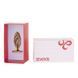 Анальна пробка LOCKINK SEVANDA Hollow Spiral Golden Metal Anal Plug - L size SX0884 фото 3