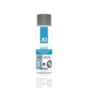 Змазка на водній основі JO H2O ORIGINAL (240 мл) оліїста і гладенька, рослинний гліцерин SO1678 фото