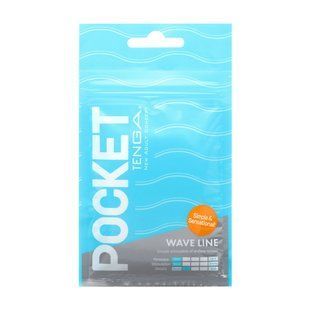 Мастурбатор TENGA Pocket Wave Line SO5594 фото