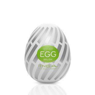 Мастурбатор-яйце Tenga Egg Brush з рельєфом у вигляді великої щетини SO5489 фото