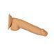 Фалоімітатор ADDICTION Dual Density Silicone Dildo Caramel 8&Prime;, присоска, діаметр 4,3 см, віброкуля в SO8243 фото 3