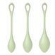 Набір йоні намистин Satisfyer Yoni Power 2 Light Green, диаметр 2-2,5-3см, вес 22-44-73гр SO5549 фото 3